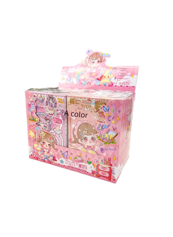 YIDA Internet Celebrity Quiet Book Diy Cut-free Material Package Full Set Gift Box Girls Handmade Children's Educational Toys - Image 5