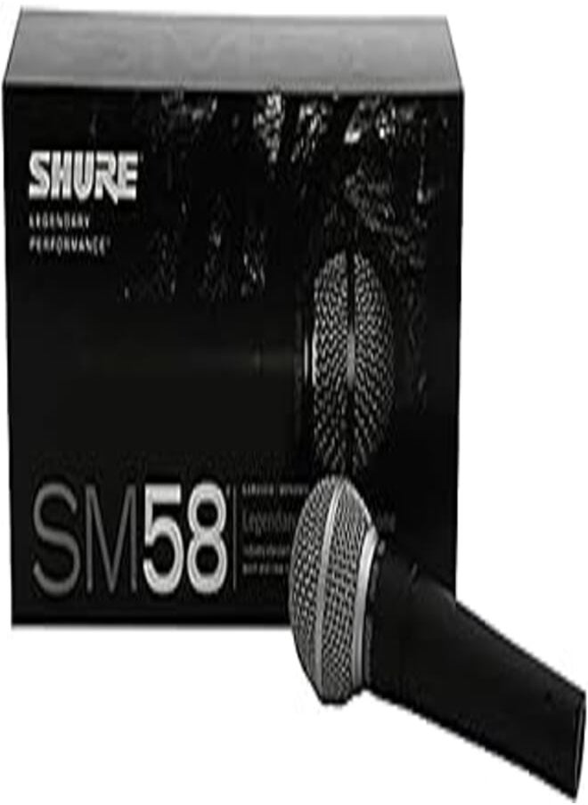 Generic - Shure sm58 dynamic vocal microphone without cable - black - Image 1