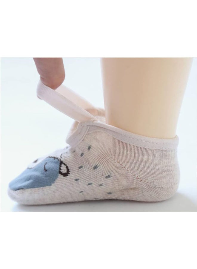 Yenzat Yenzat Baby Toddler Girls Socks Non Skid Anti Slip Mary Jane Socks Grip 12-36 Months 6 Pairs - Image 5