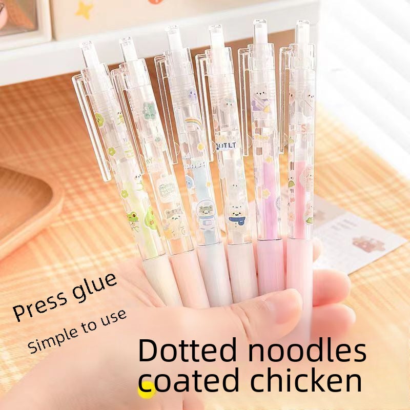 Generic Quick-Dry Dotted Glue Pen for Crafts 6 rubber core 