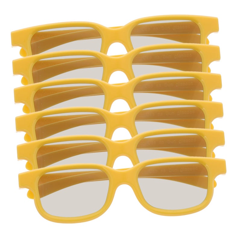 6 Pcs Lightweight 3D Glasses for Movies Games Cinema Home Viewing and Parties - Image 2