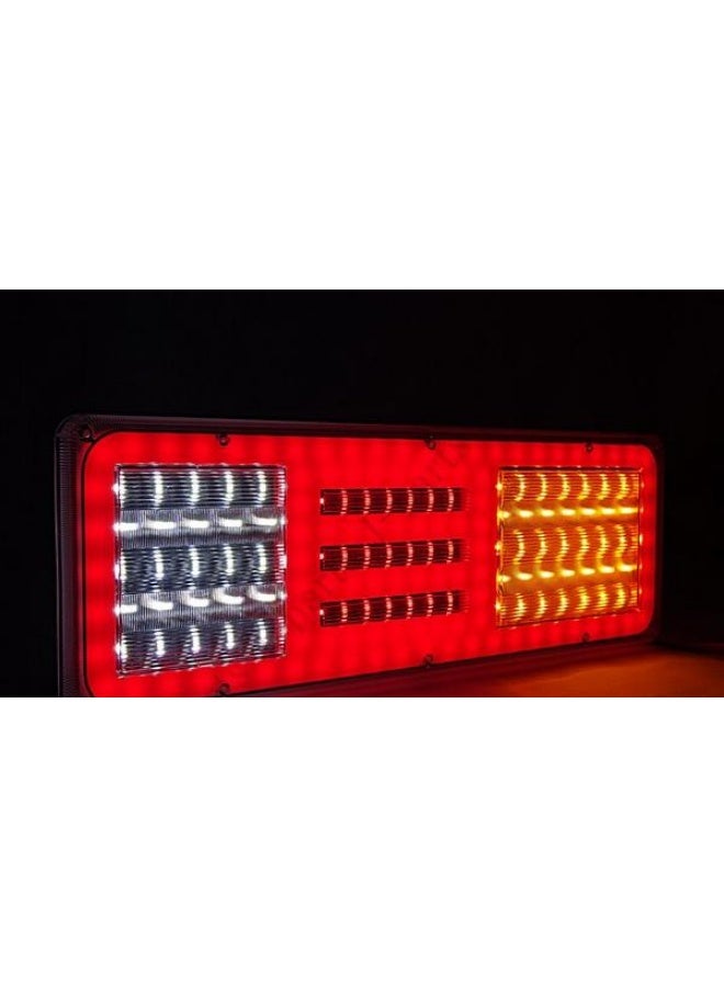 24V Reverse Light (2 pieces) - Rear Light, Rear Brake Light, Signal Light for Trucks and Trailers - Image 2