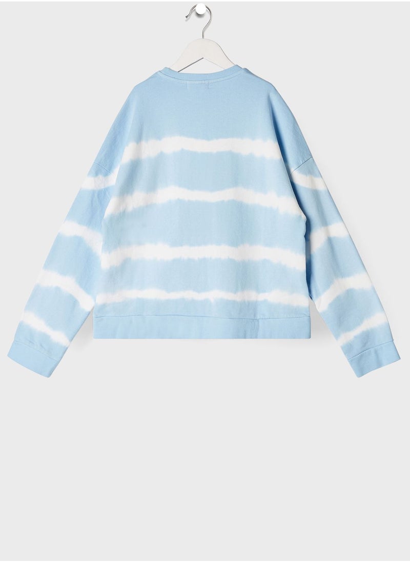 MANGO - Youth Tie-Dye Sweatshirt - Image 1