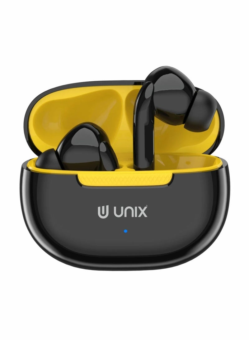 UNIX Z10 Karlz Wireless Earbuds | 42Hrs Playtime with Bluetooth v5.4 Connectivity | ENC Noise Cancellation with HD Stereo Sound with Deep Bass | Grey - Image 1