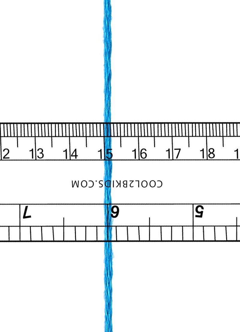 CORIOX Crochet Thread Set Of 10 Ball Crochet Cotton Thread Yarn For Knitting And Craft Making. Size 55 To 60 Mtr Approx, Blue -230 Grams - Image 4