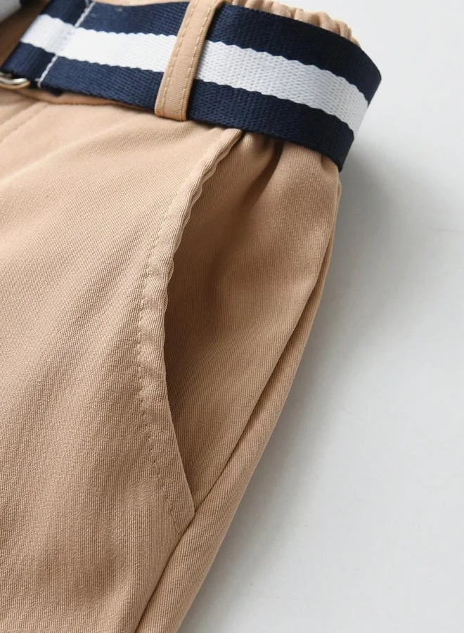 Take Two Take Two Boys Color Block Polo and Pants Set