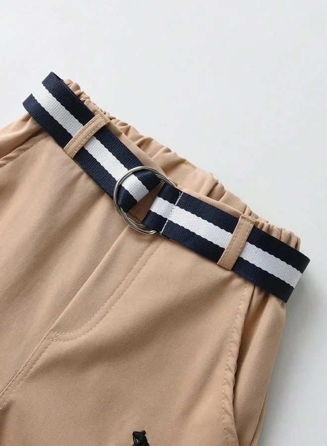 Take Two Take Two Boys Color Block Polo and Pants Set