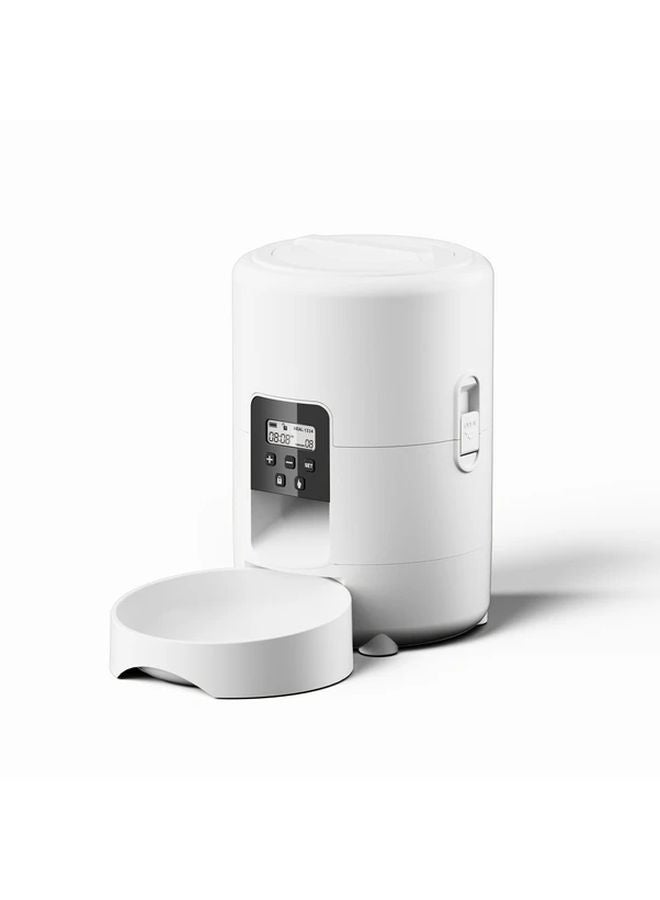 Automatic Cat Feeder 67oz Black Timed USB Powered ABS Easy Disassembly For Small Medium Pets - Image 4