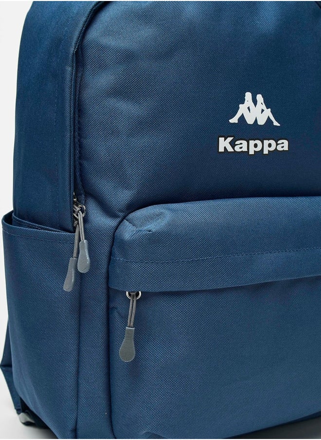 Kappa - Logo Detail Backpack with Adjustable Shoulder Straps - Image 1