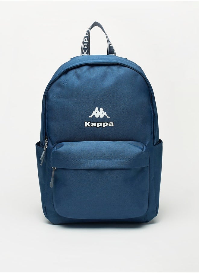 Kappa - Logo Detail Backpack with Adjustable Shoulder Straps - Image 1
