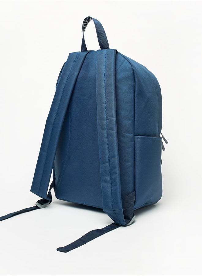 Kappa - Logo Detail Backpack with Adjustable Shoulder Straps - Image 1