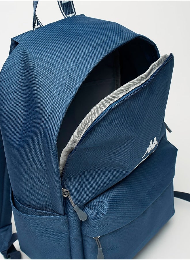 Kappa - Logo Detail Backpack with Adjustable Shoulder Straps - Image 1
