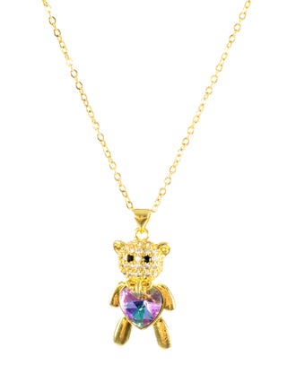 Stainless Steel Necklace with a Zirconic Bear and Crystal Stone Heart - pzsku/Z20CADB74B0D22DEC29FCZ/45/_/1737287712/972914bd-df13-448c-b459-7bbf6d1bea98