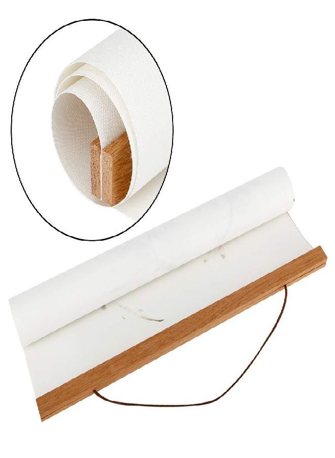 Artmag Magnetic Poster Hanger Frame, Light Wood Wooden Magnet Canvas Artwork Print Dowel Poster Hangers for 10x14 10x16 10x20 Frames Hanging Kit (Teak Wood, 10") - Image 3