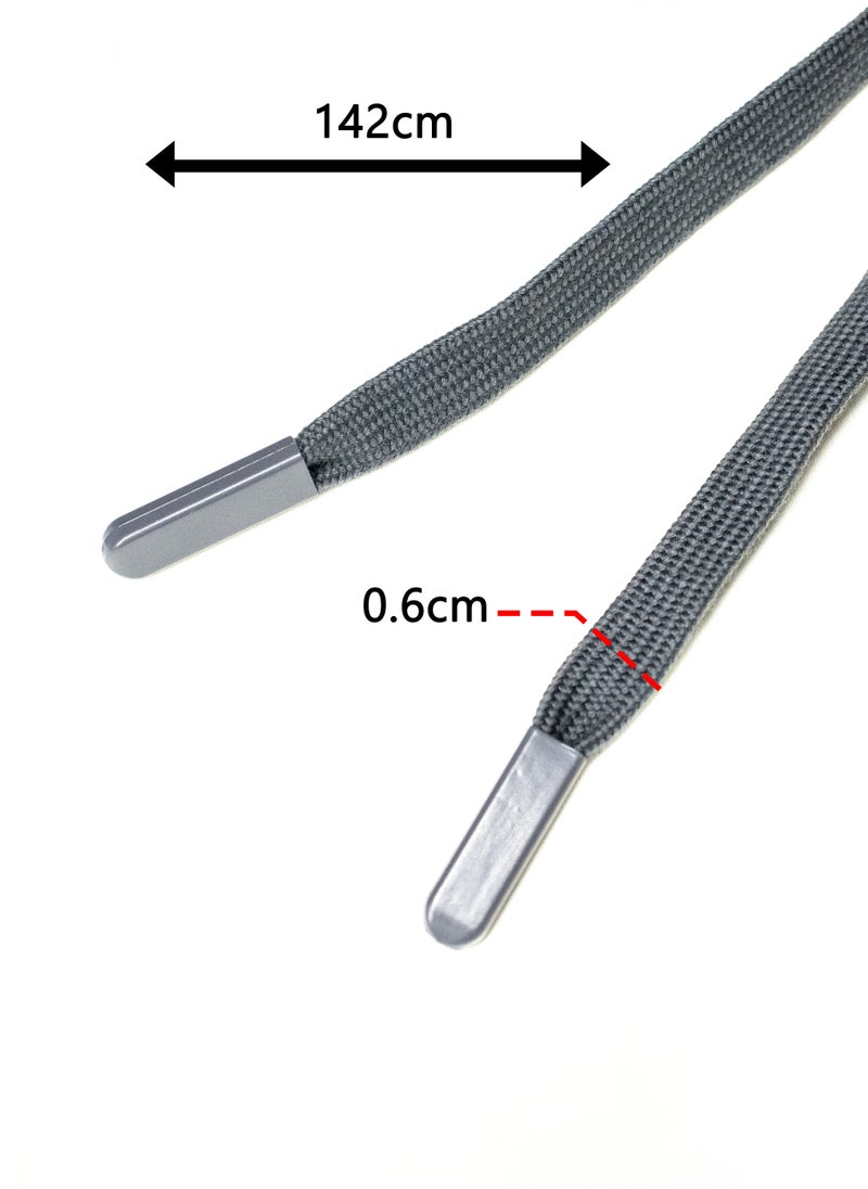 Generic - Drawstring Cord – Hoodie Strings, Waist Belt Cords - Dark Grey - Image 1