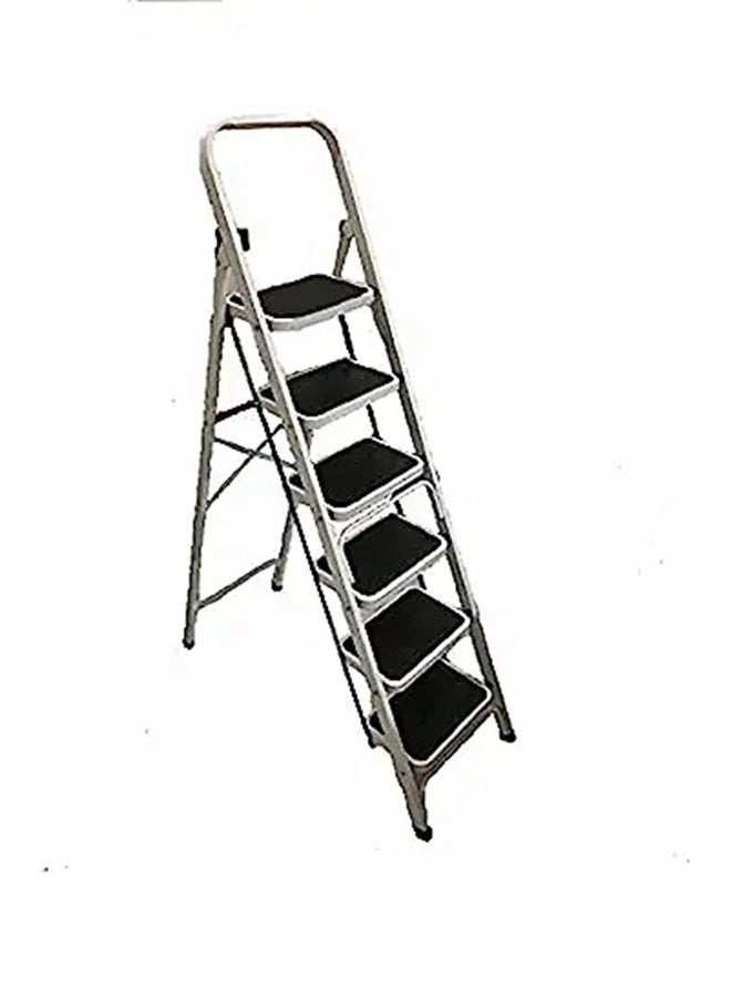 Golden metal Royal square ladder 6 steps