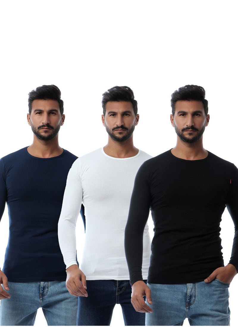 كوتونيل كم قطونيل ٣ قطع إستريتش - رجالي  - Image 1