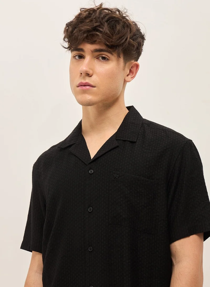 THE BEAR HOUSE  Shirt for Men | Slim Fit, Short Sleeve, Casual & Formal Wear | Soft, Breathable Fabric for Office, Everyday, & All-Season Use in Classic & Trendy for Men | Best Price UAE