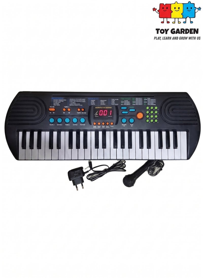 TOY GARDEN 54-Key Electronic Keyboard, Kids musical keyboard, Canto 54-Key Electronic Keyboard for Beginners and Kids with Microphone & Power Adapter - Image 1