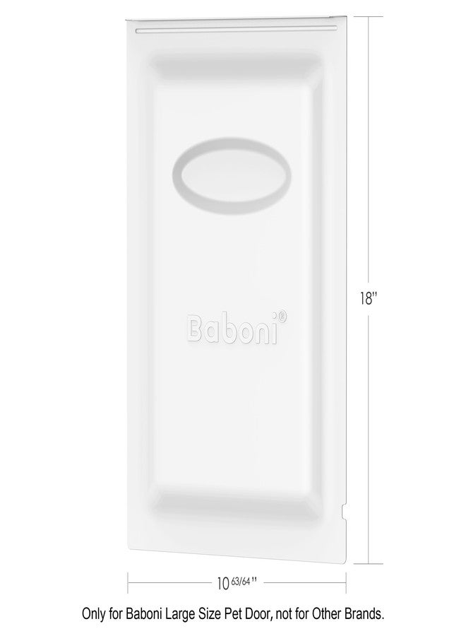 Baboni Metal Closing Panel Pet Door Cover (Large) - Only for Baboni Large Pet Door - Image 2