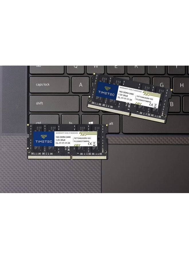 Timetec Elite 32GB KIT(2x16GB) DDR4 2400MHz PC4-19200 Non-ECC Unbuffered 1.2V CL17 2Rx8 Dual Rank 260 Pin SODIMM Laptop Notebook PC Computer Memory RAM Upgrade (32GB KIT(2x16GB)) - Image 3