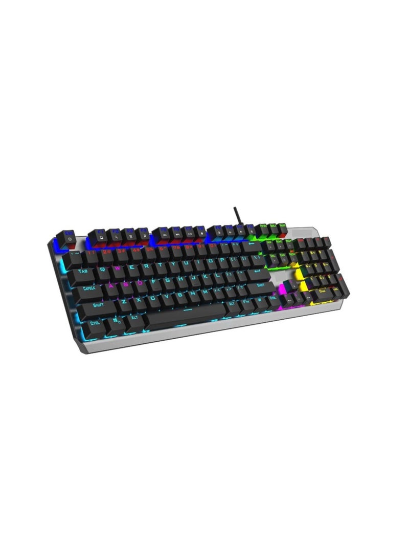 AULA F2066-II PC Portable Mechanical Keyboard, 104 Full Keys Gaming Wired RGB Keyboard for Gamers - Image 2