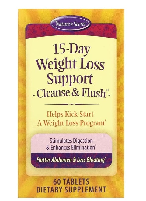 15-Day Weight Loss Support Cleanse & Flush 60 Tablets