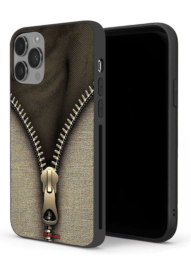 Tolwak Apple iPhone 14 Pro Max Protective Case Zip Pattern  - Image 1