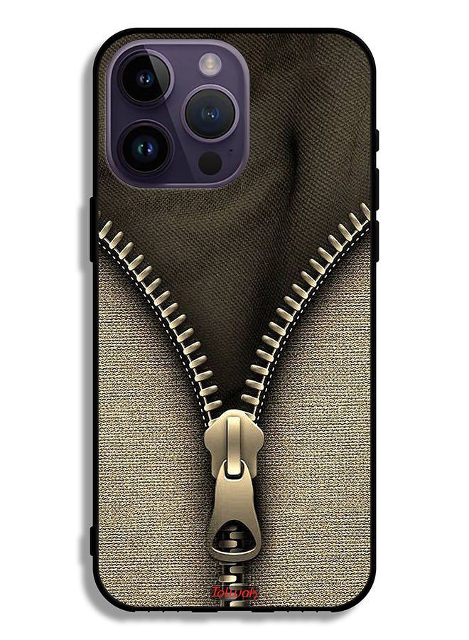 Tolwak Apple iPhone 14 Pro Max Protective Case Zip Pattern  - Image 2