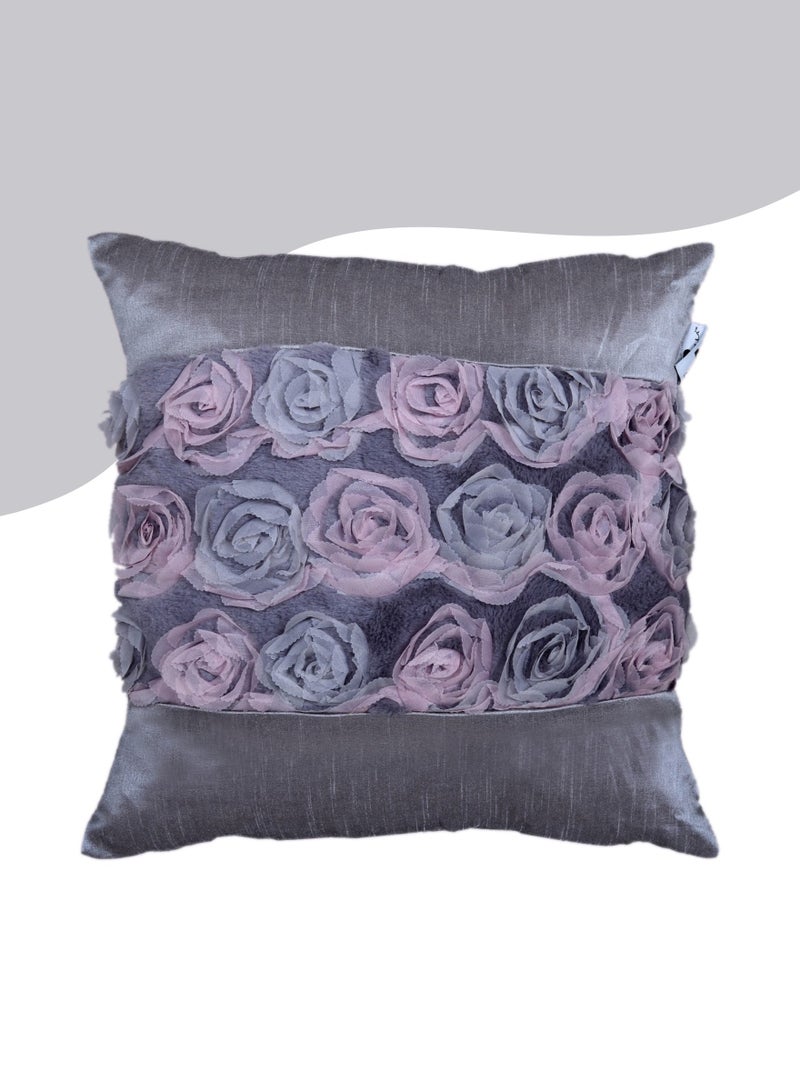 Donetella Cushion Cover,45X45 Cm (18X18 inch) 1-Pcs Decorative Throw Pillowcases Without Filler With Beautiful Abstract Art For Sofa Bed Living Room And Couch, Comet  - Image 1