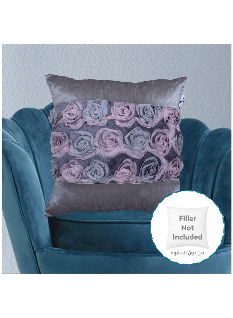 Donetella Cushion Cover,45X45 Cm (18X18 inch) 1-Pcs Decorative Throw Pillowcases Without Filler With Beautiful Abstract Art For Sofa Bed Living Room And Couch, Comet  - Image 3