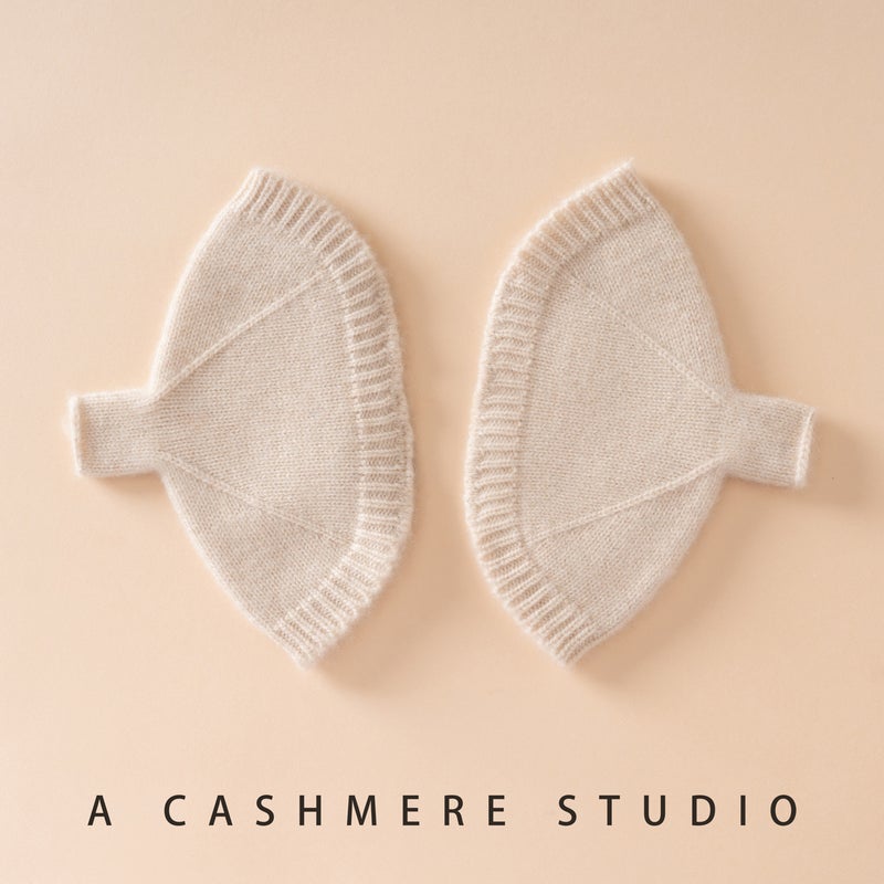 100% Cashmere Half-Finger Gloves - Warm, Wrist Support, Knitted, Unisex - Image 1