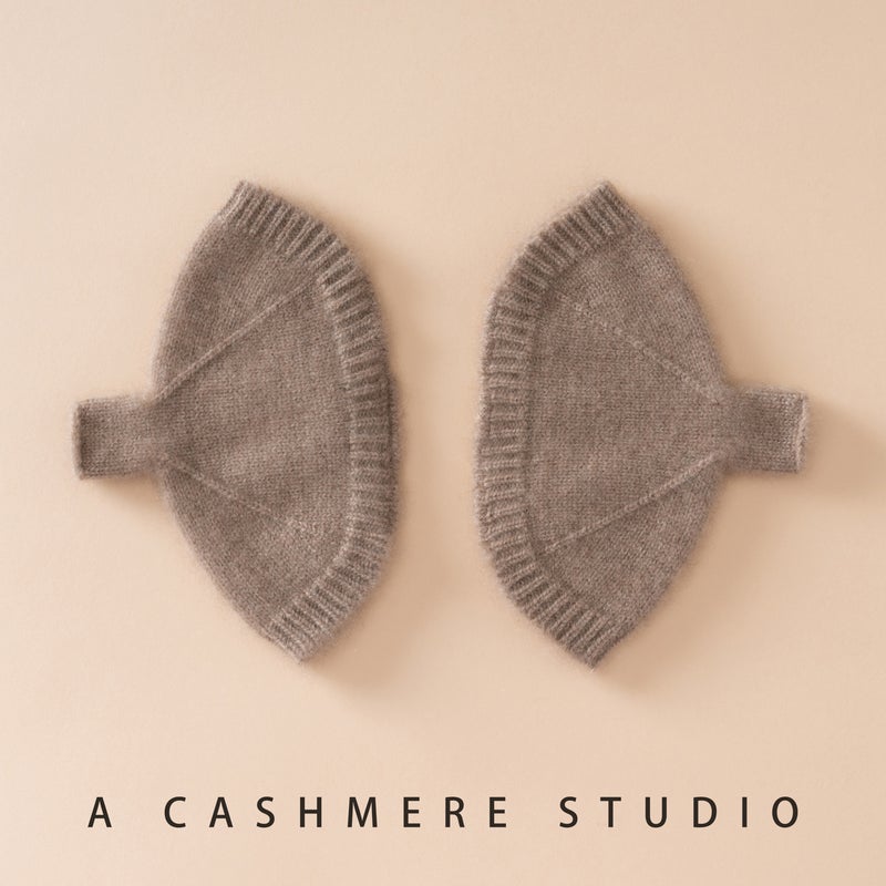 100% Cashmere Half-Finger Gloves - Warm, Wrist Support, Knitted, Unisex - Image 4