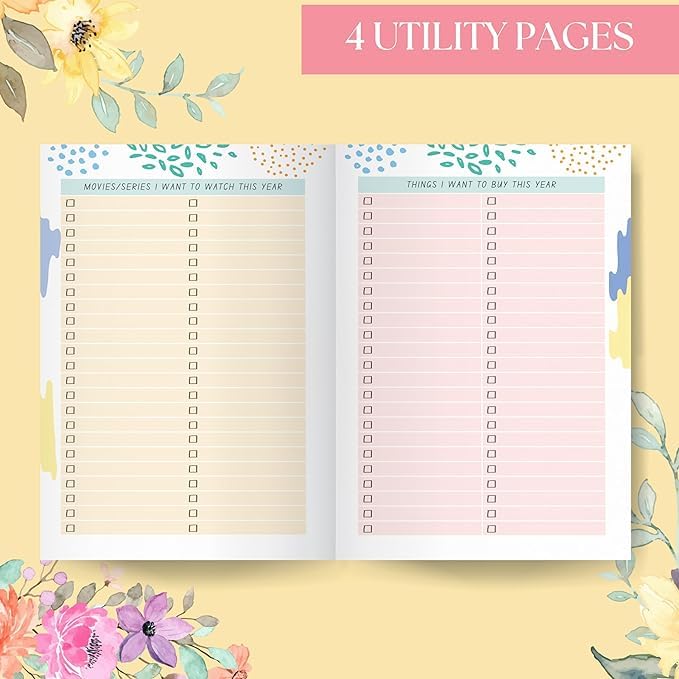 LAURET BLANC 12Months Undated Planner (Believe You Can And You Are Halfway There) - Image 5
