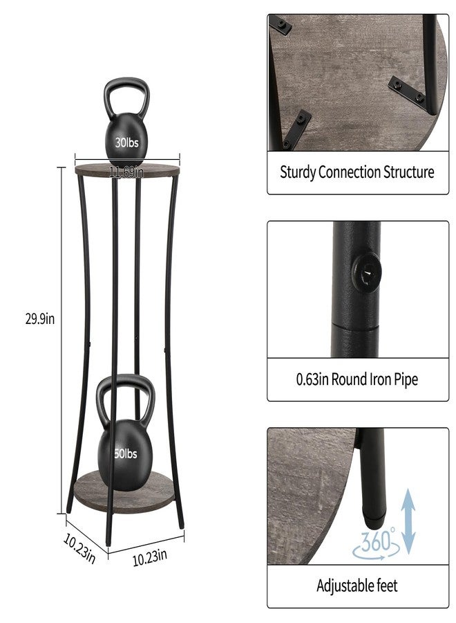 YINMIT Plant Stand Indoor outdoor (Grey) - Image 4