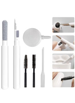 6 In 1 Cleaner Kit for Airpods, Multi-function Cleaning Pen with Soft Brush, Suitable for Earphone, Ipod, iPhone, Ipad, Cleaning Tools(White)