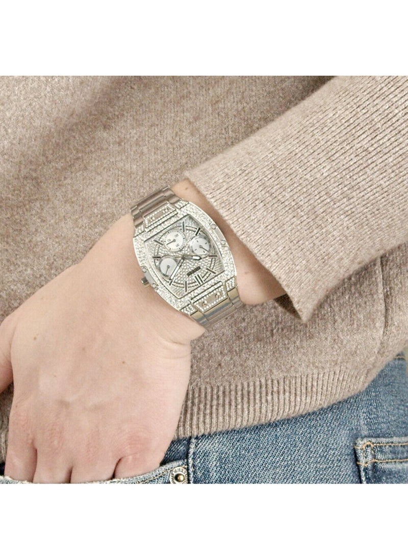 GUESS Guess Womens Phoenix silver paved with crystals watch GW0104L1  - Image 5