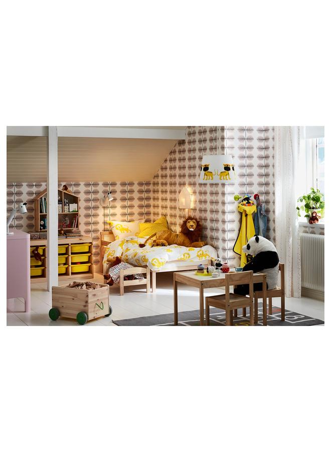 إيروريكس إطار سرير بقاعدة سرير شرائحية، خشب الزان، 70×160 سم - Image 3