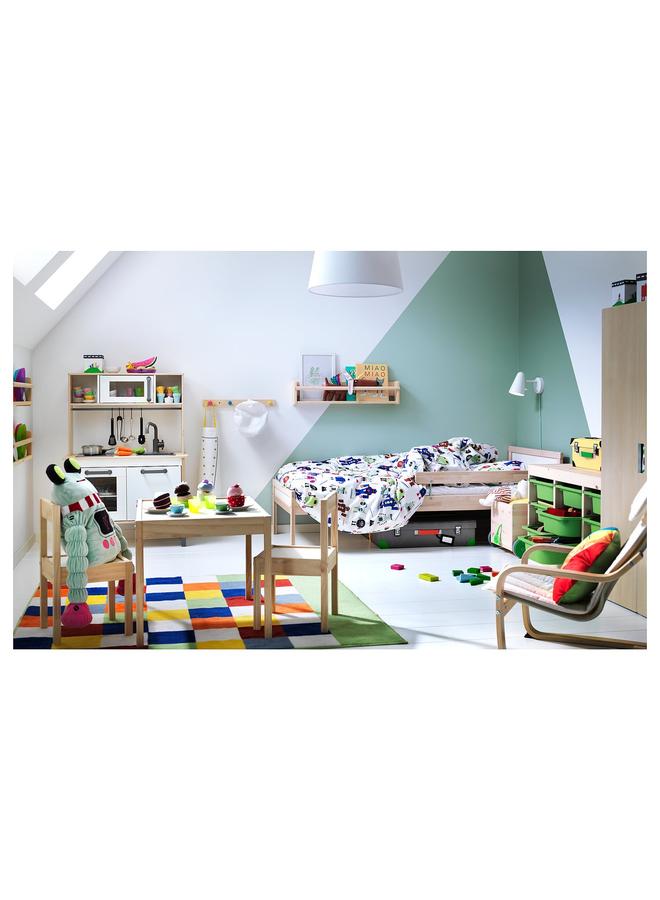 إيروريكس إطار سرير بقاعدة سرير شرائحية، خشب الزان، 70×160 سم - Image 4