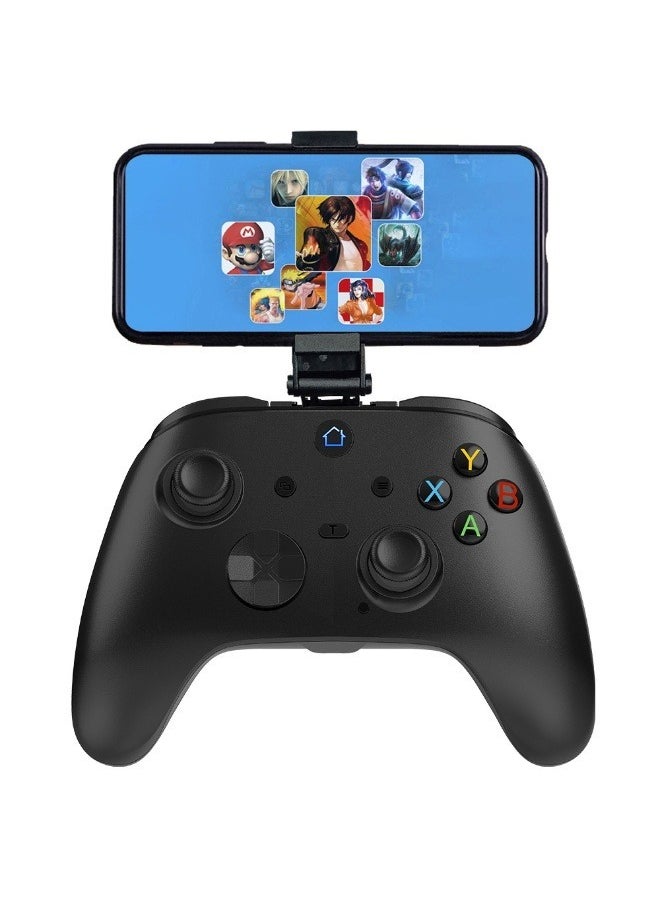 haleemy - Ultimate 2.4G Wireless Controller Hall Effect Joystick Update Gaming Controller with Charging Dock for PC, Android, Steam Deck & Apple Black - Image 1