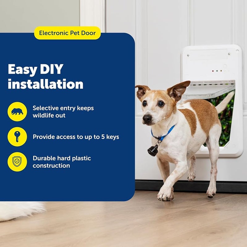 PetSafe Electronic SmartDoor - Collar Activated Dog and Cat Door - Small to Large Pets - Image 2