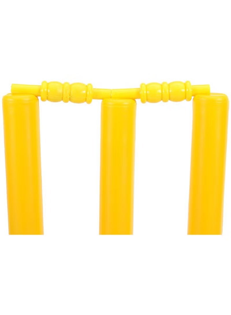 Cricket Plastic Stumps With Base And Bails 28inch - Image 3