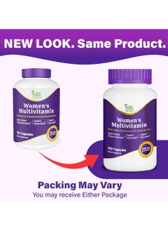 NBL Natural Women's Multivitamin and Multimineral for Active Women 120 Capsules  - Image 2