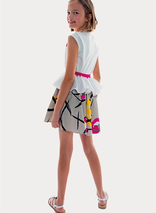 Lia Lea Girl Off White Blouse - Image 3