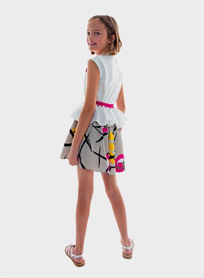 Lia Lea Girl Off White Blouse - Image 2
