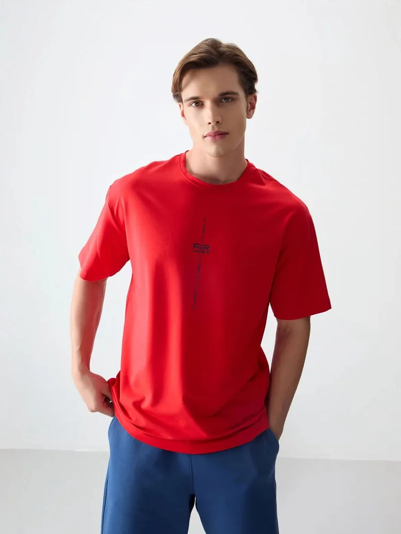 تومي لايف TOMMY Oversized Printed Crew Neck T-Shirt