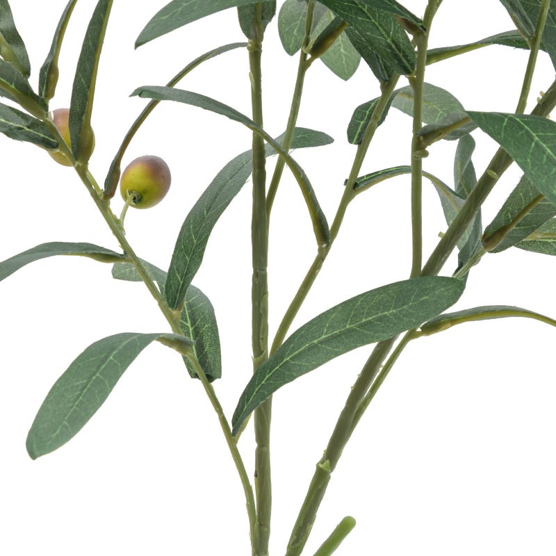 SHACOS 6 PCS Fake Olive Branches for Vases 39" Tall Long Greenery Stems Faux Olive Tree Branches Artificial Olive Leaf Stems with Olive Fruits Fake Plant for Home Wedding Greenery Decor - Image 4