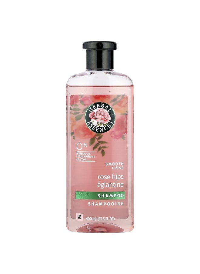 Herbal Essences Herbal Essences, Smooth Shampoo, Rose Hips, 13.5 fl oz (400 ml)  - Image 1