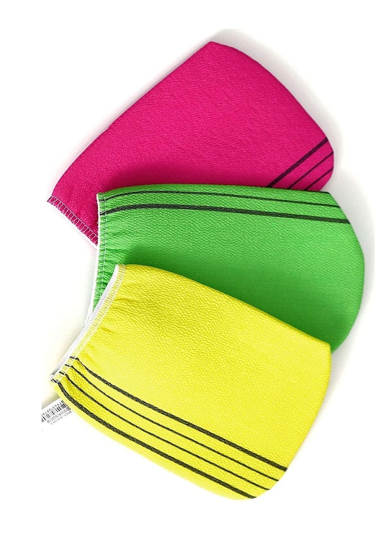 BLOOMING TIME Korean Face Scrub Body Exfoliating Gloves Mitt Bath Wash Shower Cloth Loofah Italy Towel  Random Color - Image 1