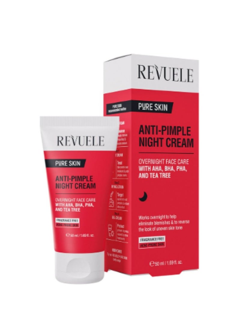 ريفولي كريم ريڤويل الليلي المضاد لحب الشباب ٥٠ مل